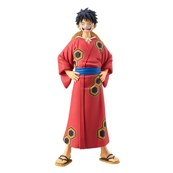 One Piece Figur Monkey D. Ruffy im Yukata frontal