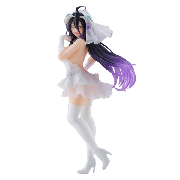 Albedo im Hochzeitskleid Figur seitlich