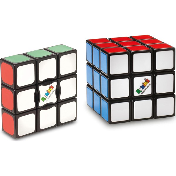 Rubik's Cube 3x3-Würfel und Edge nebeneinander