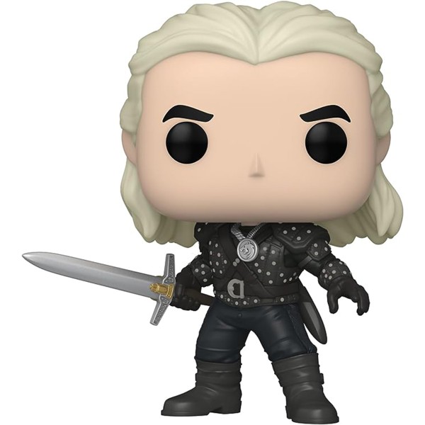 Funko POP! TV Geralt Figur mit Chase Variant | The Witcher Netflix Vinylfigur | 9 cm