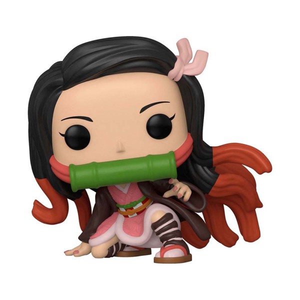 Nezuko Kamado POP Animation Figur aus Demon Slayer | Kimetsu no Yaiba | Mit Bambusknebel