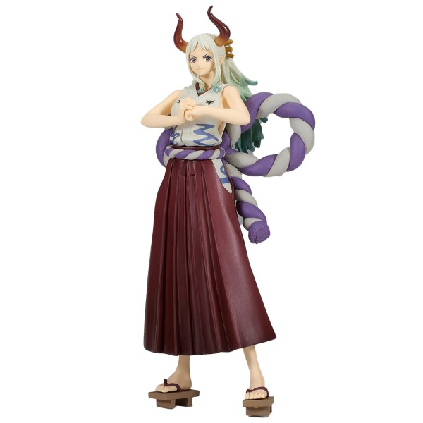 One Piece Figur Yamato mit Seil frontal