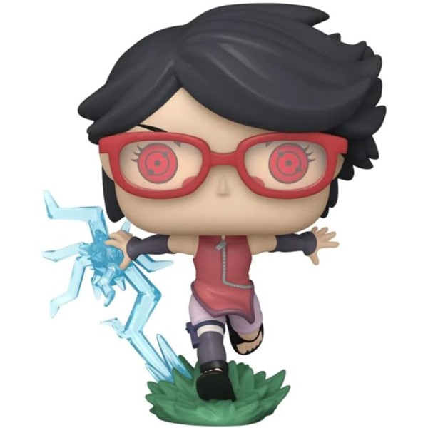 Funko POP! Animation Sarada Uchiha Sharingan | Naruto Figur 1358 | Glow-Effekt