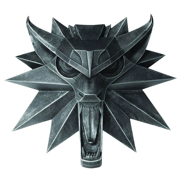 The Witcher Wanddekoration Wolfmedaillon frontal
