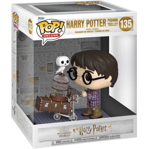 Harry Potter Figur Harry mit Koffer in Verpackung