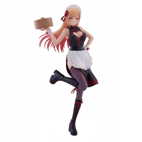 My Dress-Up-Darling Figur Marin Kitagawa in China-Maid-Kostüm frontal rechts