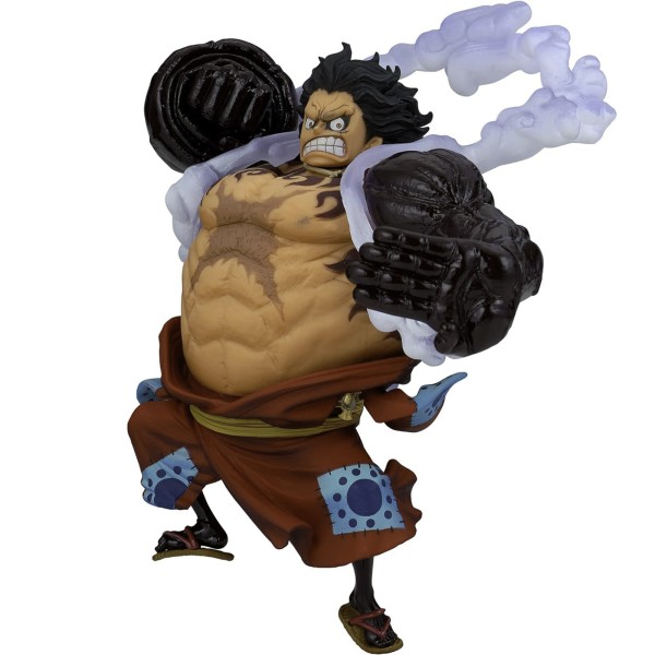 One Piece Figur Monkey D. Ruffy in Snakeman Transformation frontal