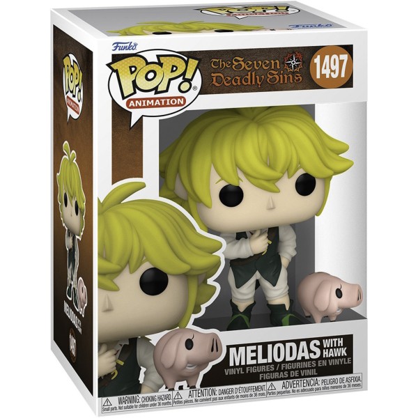 Seven Deadly Sins Figur Meliodas mit Hawk Verpackung Vorderseite