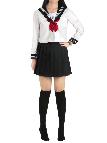 Japanische Schuluniform im Kansai Style | Schulmädchen Cosplay Kostüm | M, L