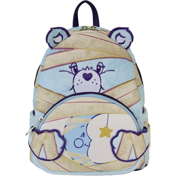 Loungefly Glücksbärchi Schlummerbärchi Mumie Mini Rucksack Front