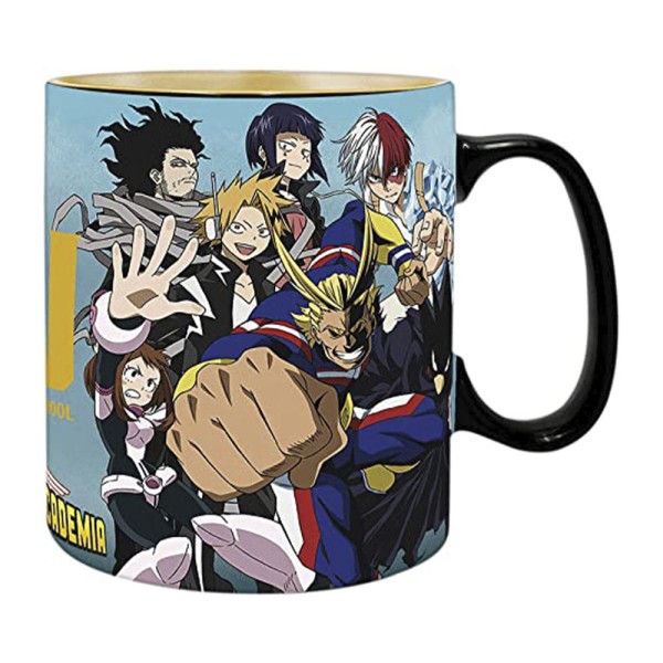 My Hero Academia Tasse mit Thermoeffekt | U.A. Oberschule Zaubertasse | 460 ml