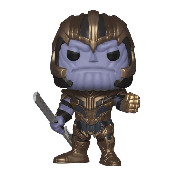 Funko POP! Thanos Figur aus Avengers Endgame | Marvel Supervillain Vinylfigur | 10 cm