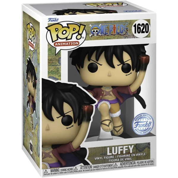 One Piece Figur Monkey D. Ruffy beim Uppercut mit Verpackung