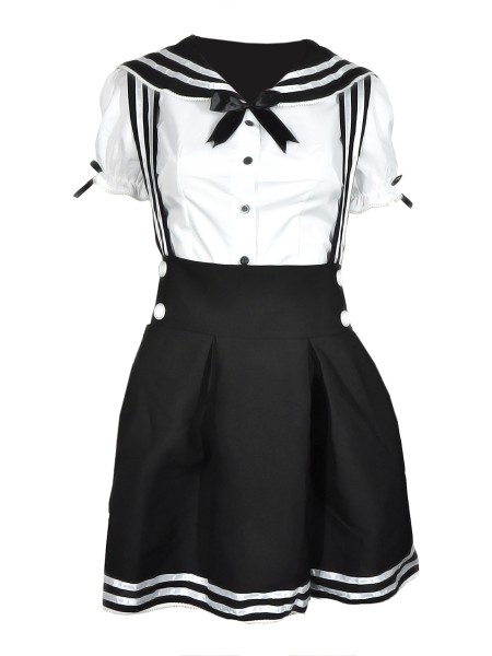 Japanische Cosplay Schuluniform | Schwarz oder Blau | Größen: S - XL