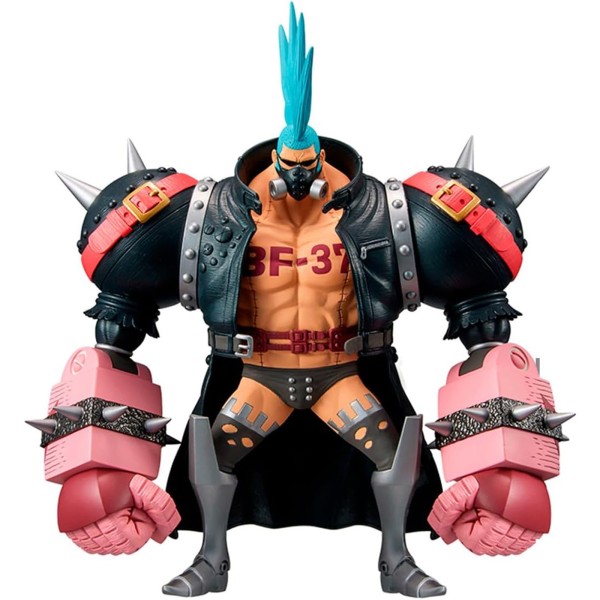 One Piece Figur Franky mit Stahlfäusten frontal