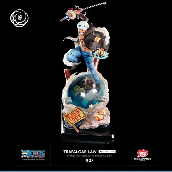 TSUME Trafalgar Law mit Kikoku – Limitierte Edition | One Piece Figur | 43 cm