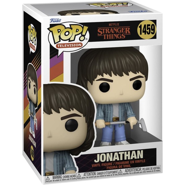 Funko Figur Dustin Henderson Stranger Things Speer und Schild Sammelbox