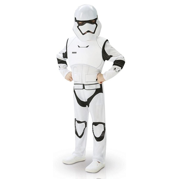 Stormtrooper Star Wars Deluxe Kinderkostüm | Sturmtruppler Overall | Weiß