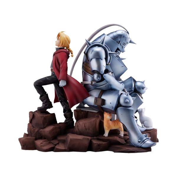 Fullmetal Alchemist: Brotherhood Figur Edward und Alphonse Elric, seitlich