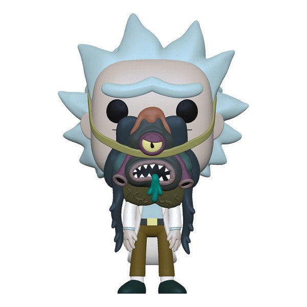 Rick & Morty Figur Rick mit Glorzo frontal
