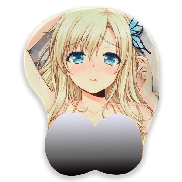 3D Mauspad für Haganai Fans | Anime Mousepad mit Brüsten von Sena oder Kobato