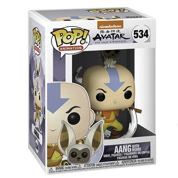 Avatar: Der Herr der Elemente Figur Aang mit Momo in Verpackung