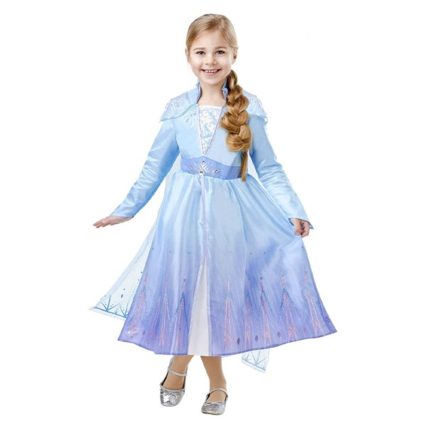 Elsa Eiskönigin Kinderkostüm | Frozen 2 Kostüm | Prinzessin Kleid | Blau