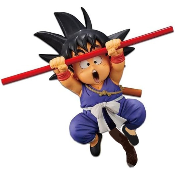 Junger Son Goku mit Mönchsstab Frontal