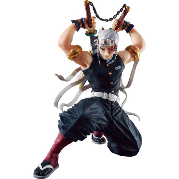 Demon Slayer Figur Tengen Uzui mit Kettenschwertern frontal
