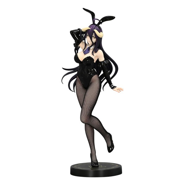 Albedo in schwarzem Bunny Kostüm Frontal