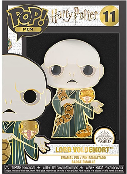 Funko POP! Pins: Harry Potter Anstecker von Lord Voldemort mit Nagini