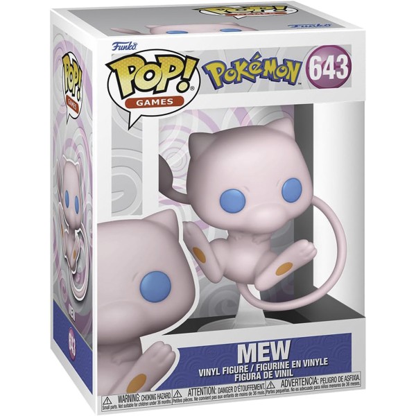 Pokémon Mew Figur mit Verpackung vorne