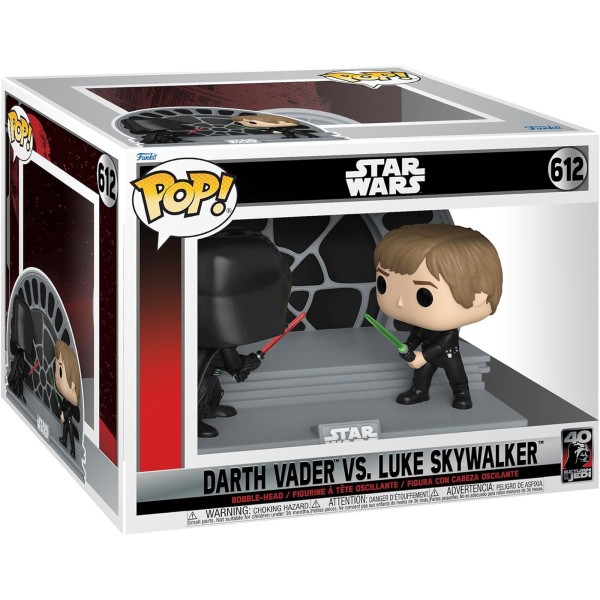 Star Wars Figur Luke VS Vader mit Verpackung frontal