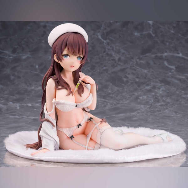 Original Illustration Natsuho-san als sexy Krankenschwester frontal rechts