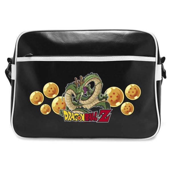 Dragon Ball Umhängetasche | Japanische Schultasche mit Shenlong Motiv | Schwarz