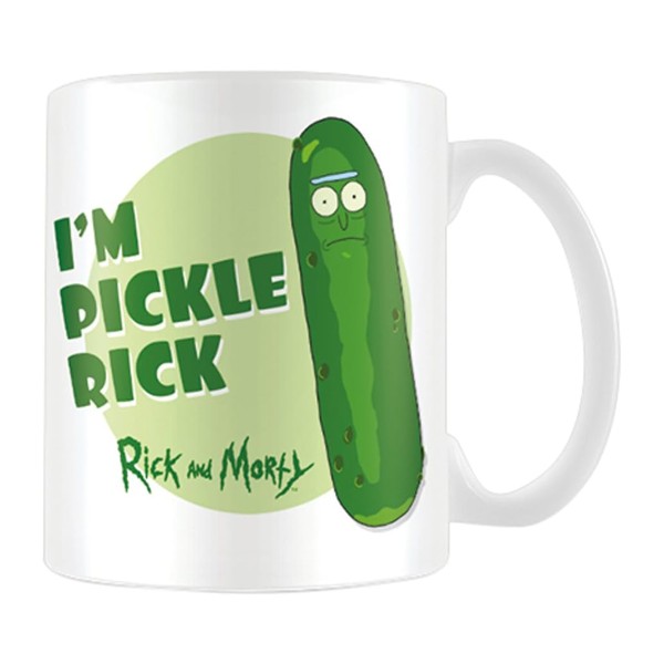 Rick and Morty Tasse Pickle Rick Henkel rechts