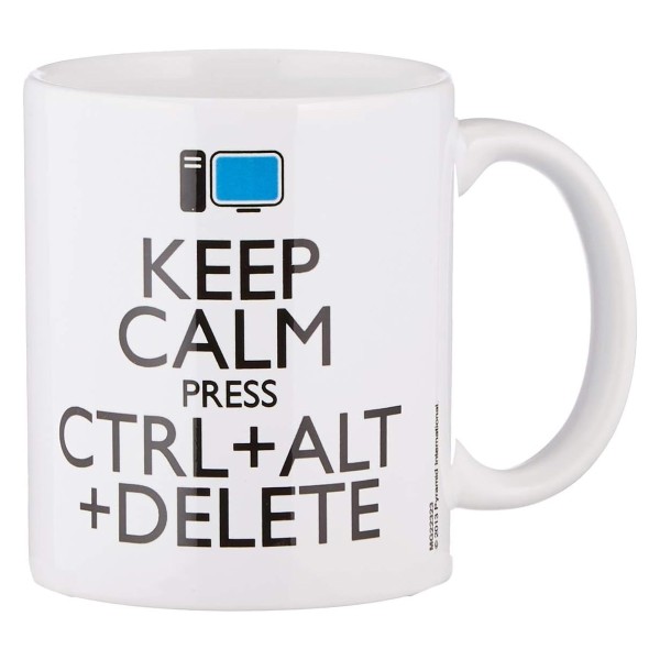 Keep Calm CTRL ALT DELETE Tasse