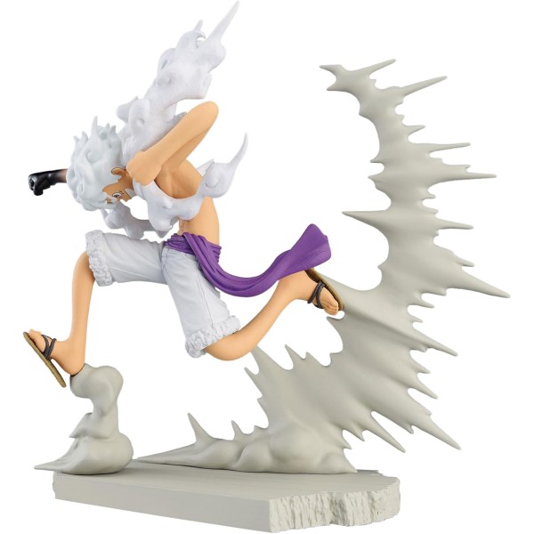 One Piece Figur Monkey D. Ruffy Gear 5 Transformation seitlich