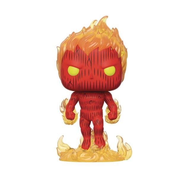 Human Torch in Flammen Frontal