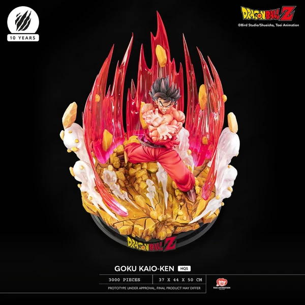 Dragon Ball Z Figur Son Goku bei Kaioken, limitierte Edition, frontal