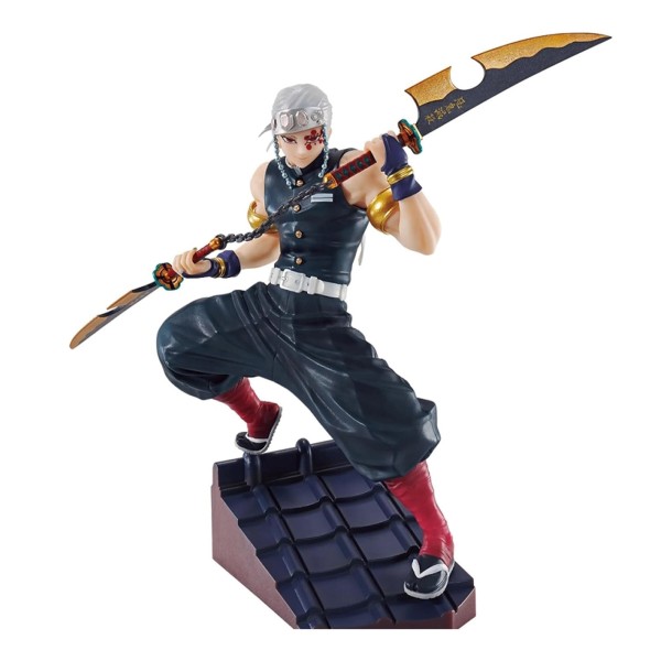 Tengen Uzui mit Nichirin-Klingen Frontal