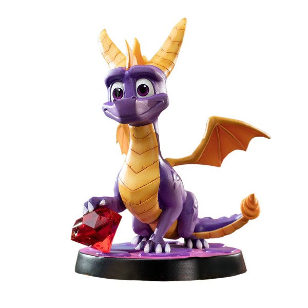 Spyro the Dragon Figur mit rotem Edelstein frontal