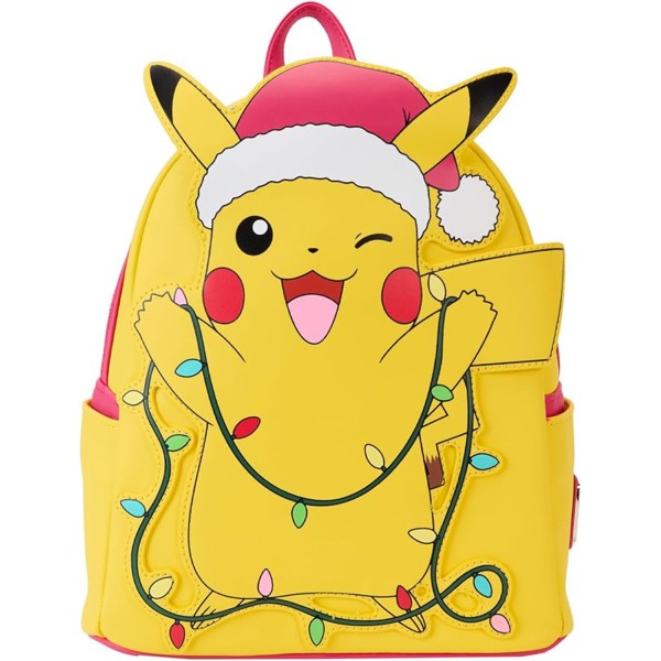 Loungefly Pikachu Mini-Rucksack Weihnachten Front