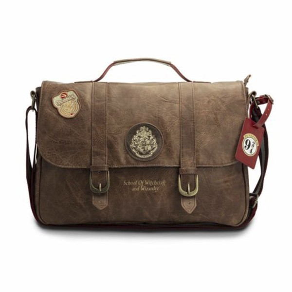 Harry Potter Tasche | Hogwarts Cosplay Umhängetasche | Mit Plattform 9 3/4 Gepäckanhänger