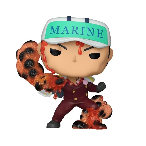 One Piece Sammelfigur Sakazuki mit Magmafaust frontal
